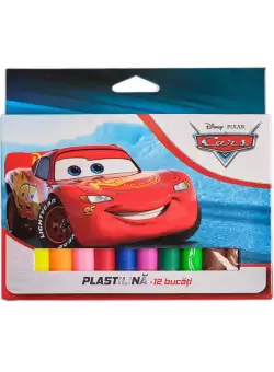 Plastilina 12 culori, Disney Cars