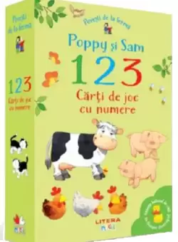Poppy si Sam. 1, 2, 3. Carti de joc cu numere |