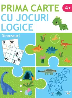 Prima carte cu jocuri logice. Dinozauri (4+)