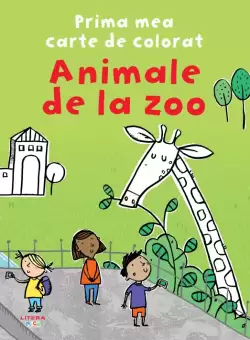 Prima mea carte de colorat. Animale de la zoo