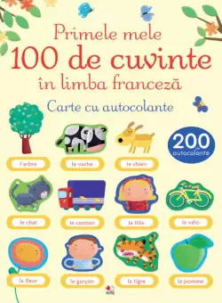 Primele mele 100 de cuvinte in limba franceza. Carte cu autocolante