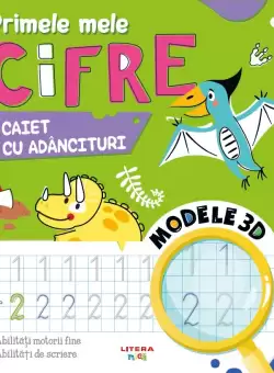 Primele mele cifre. Caiet cu adancituri