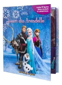 Regatul de gheata. Jocuri din Arendelle. Citesti si te joci (contine 12 figurine)