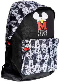 Rucsac gimnaziu 1 compartiment, 1 buzunar 42x30x14 cm Mickey