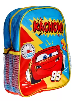 Rucsac gradinita cu 2 buzunare 30x26x10 cm Cars
