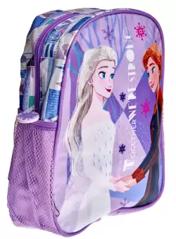 Rucsac gradinita cu 2 buzunare 30x26x10 cm Frozen