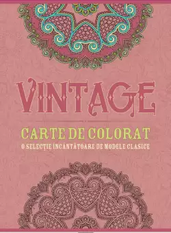 Vintage. Carte de colorat